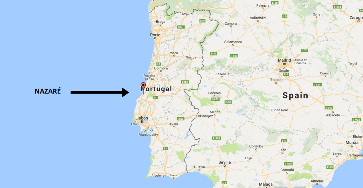 Surf Blog - Legendary surf spot Nazaré - the biggest wave ever surfed.
