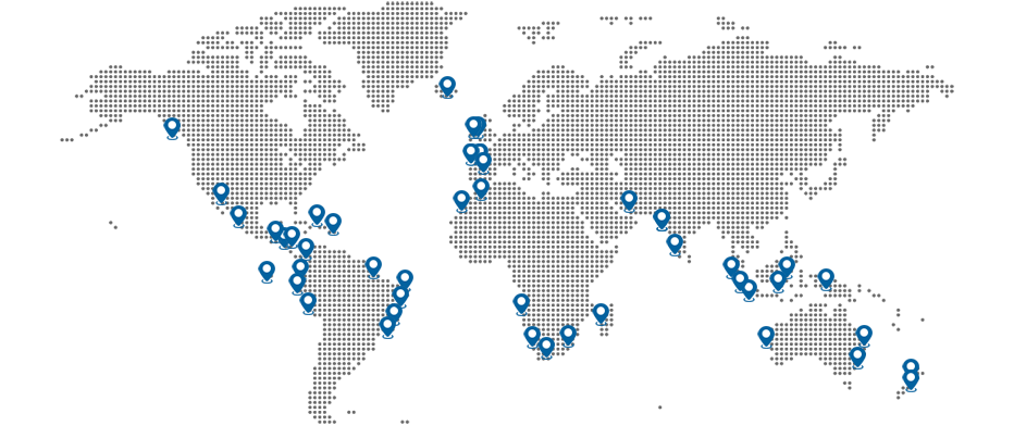 Surfholidays.com Surf Destinations Map