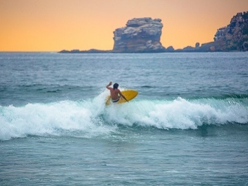 Surfing Ecuador