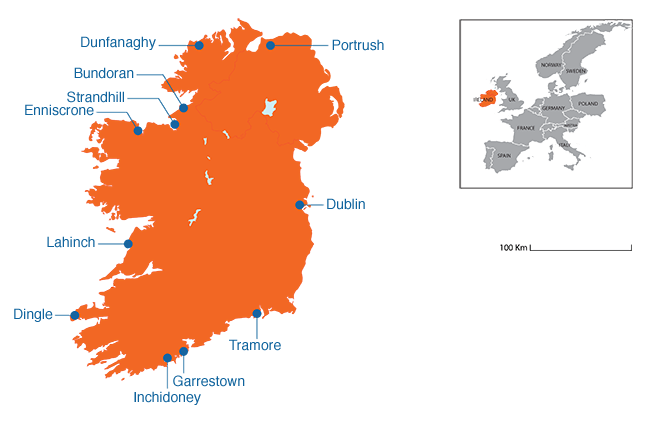 Ireland - Country map image