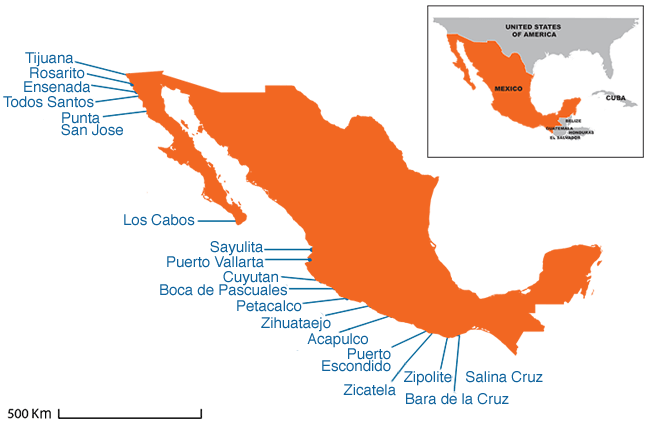 Mexico - Country map image
