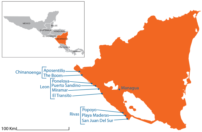 Nicaragua - Country map image