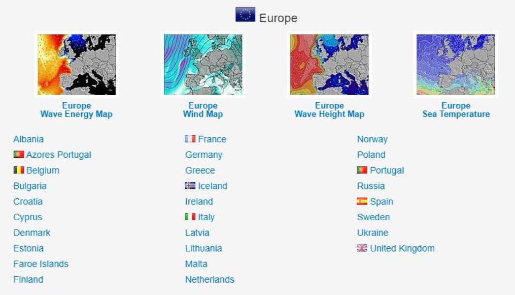 World Swell Chart