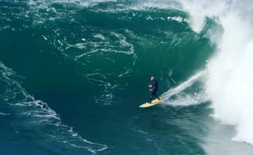 Shane Dorian & Pro Surfers surfing in Ireland