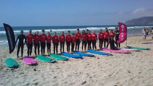   Guincho Beach. Surf class.
